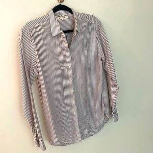 Xirena Beau shirt red white blue stripe